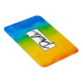 Stolz Wasserfarbenstil Magnet (Rechte Seite)