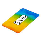 Stolz Wasserfarbenstil Magnet (Linke Seite)