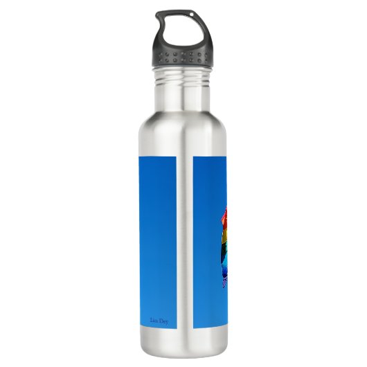 'Stolz' Wasserflasche Edelstahlflasche (Rückseite)