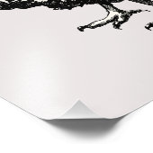 Stolz wenig Henne! Fotodruck (Ecke)