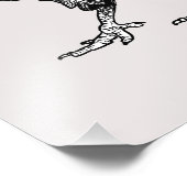 Stolz wenig Henne! Fotodruck (Ecke)