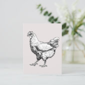 Stolz wenig Henne! Postkarte (Stehend Vorderseite)