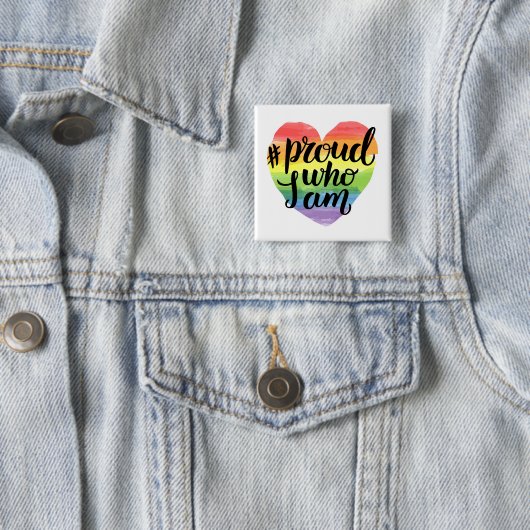 Stolz, wer ich bin button (Beispiel)
