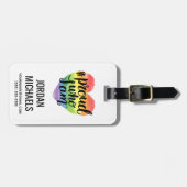 Stolz, wer ich bin gepäckanhänger (Vorderseite horizontal)