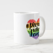 Stolz, wer ich bin Jumbo-Tasse (Vorderseite Rechts)