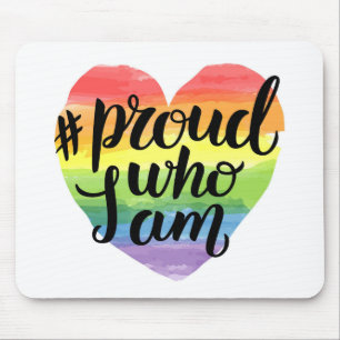 Stolz, wer ich bin mousepad