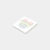 Stolz, wer ich bin post-it klebezettel (angewinkelt)