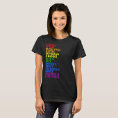 Stolz Wissenschaft ist wirklich blam Liebe ist Lie T-Shirt (Vorne ganz)
