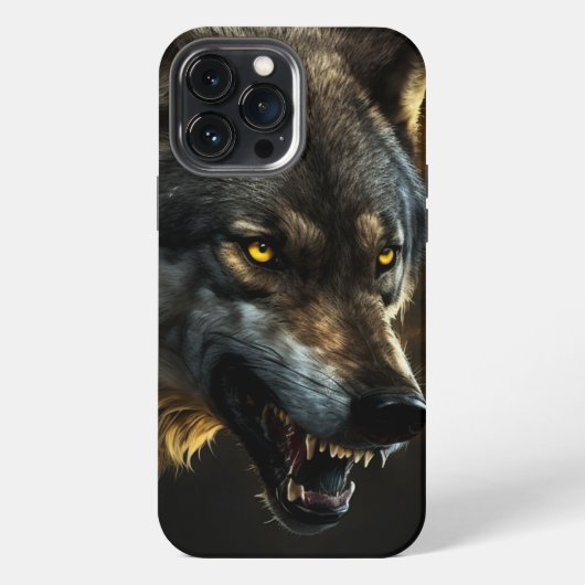 Stolz Wolf iPhone-Hülle iPhone Hülle (Rückseite)