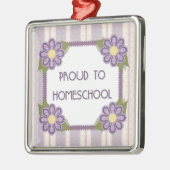 Stolz zu Homeschool Verzierung Ornament Aus Metall (Links)