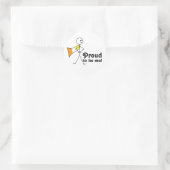 Stolz zu sein Maverique Pride Fahne Super Held Runder Aufkleber (Tasche)