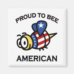 Stolz zum Bienen-Amerikanermagneten Magnet
