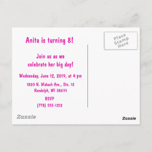 #StolzAufDichAlsDuSelbstBist Geburtstagseinladung  Postkarte