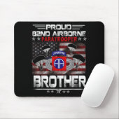 Stolze 82. Im Flugzeug Paratrooper Brother Us Flag Mousepad (Mit Mouse)