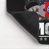 Stolze 82. Im Flugzeug Paratrooper Mama Us Flag - Mousepad (Ecke)