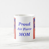 stolze Air Force Mama Vintage-Design Kaffeetasse (Mittel)