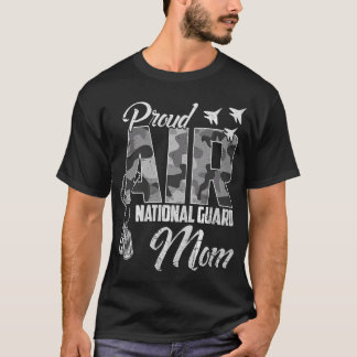Stolze Air National Guard Mutter US Camo Familie T-Shirt