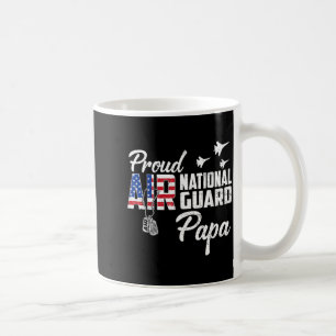 Stolze Air National Guard Papa-Flaggen-Familie pas Kaffeetasse