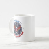 Stolze amerikanische Luftwaffenmutter Kaffeetasse (Vorderseite Links)