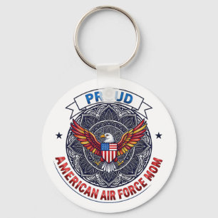 Stolze amerikanische Luftwaffenmutter Schlüsselanhänger