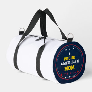 Stolze amerikanische Mutter 4. Juli Duffle Bag