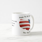 Stolze amerikanische Tasse (VorderseiteRechts)