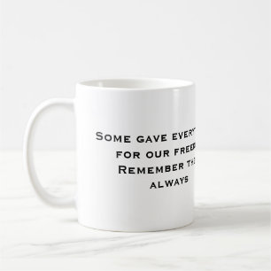 Stolze amerikanische Tasse
