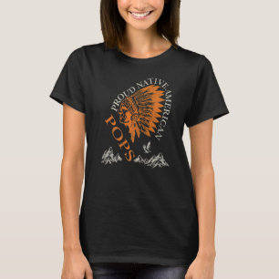 Stolze amerikanische Ureinwohner und Pop T-Shirt