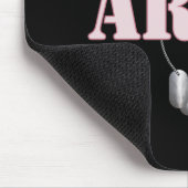 Stolze Armee-Ehefrau Mousepad (Ecke)