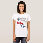 Stolze Armee-Ehefrau T-Shirt (Vorne ganz)