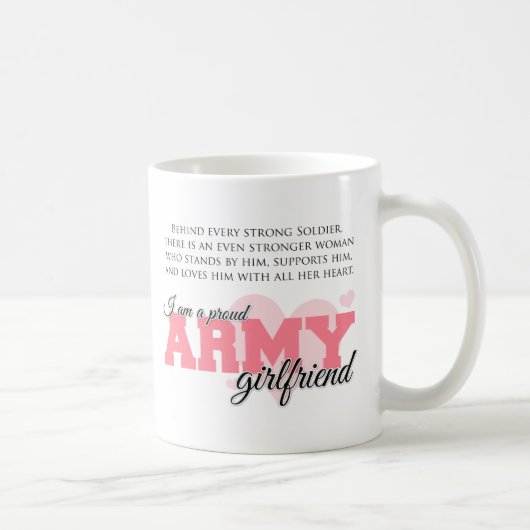 Stolze Armee-Freundin Kaffeetasse (Rechts)
