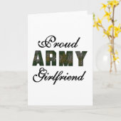 Stolze Armee-Freundin Karte (Gelbe Blume)