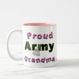 Stolze Armee-Großmutter-Tasse Zweifarbige Tasse