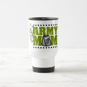 Stolze Armee-Mama-Grün-Camouflage Reisebecher