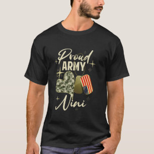 Stolze Armee Nini Tarnung Muttertags-Hundeanhänger T-Shirt