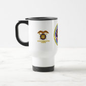 Stolze Armee Quartermaster Corps Veteran Reisebecher (Links)