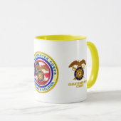 Stolze Armee Quartermaster Corps Veteran Tasse (VorderseiteRechts)