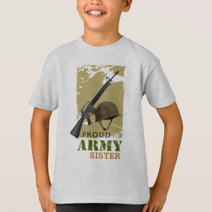 Stolze Armee-Schwester T-Shirt