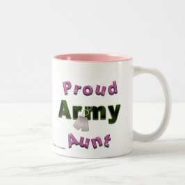 Stolze Armee-Tante Mug Zweifarbige Tasse