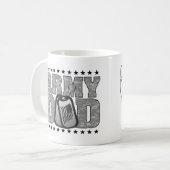 Stolze Armee-Vater Klimaanlage Kaffeetasse (Vorderseite Links)