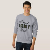 Stolze Armee-Vater-T-Shirts und Geschenke Sweatshirt (Vorne ganz)