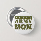 Stolze Armeemutter Button (Vorne & Hinten)