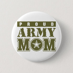 Stolze Armeemutter Button