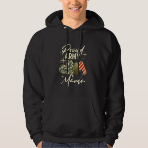 Stolze Army-Mama-Tarnung Muttertag-Hundeanhänger U Hoodie