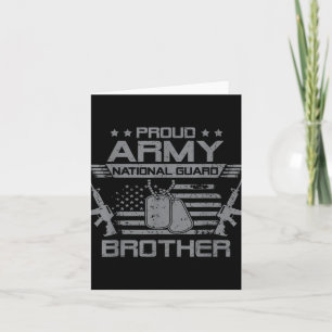 Stolze Army National Guard Bruder Flagge USA Milit Karte