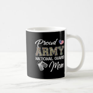 Stolze Army National Guard Mutter US-Flagge Hundem Kaffeetasse