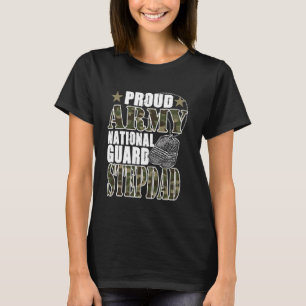 Stolze Army National Guard Stiefvater Camo Militär T-Shirt