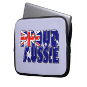 stolze Aussie Laptopschutzhülle (Vorderseite Links)
