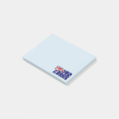stolze Aussie - Post-It-Notes-Pad Post-it Klebezettel (angewinkelt)