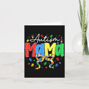 Stolze Autism Mama Mom Awareness für Mütter Karte